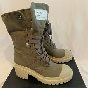 Marc by Marc Jacobs Army Combat Boots Size 8 NEW